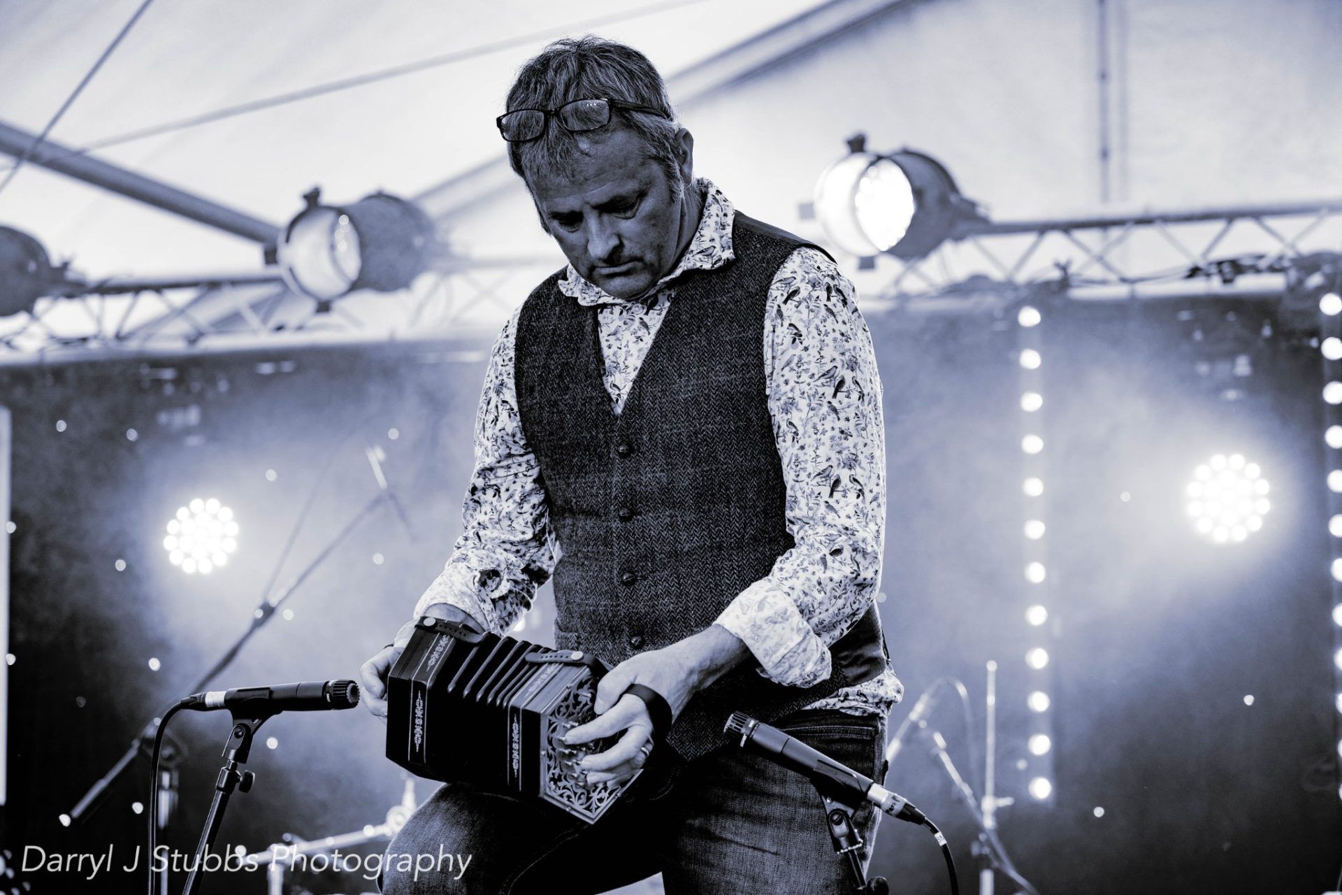 Christian Mayne plays Concertina with the Freedom Fields Ceilidh Band
