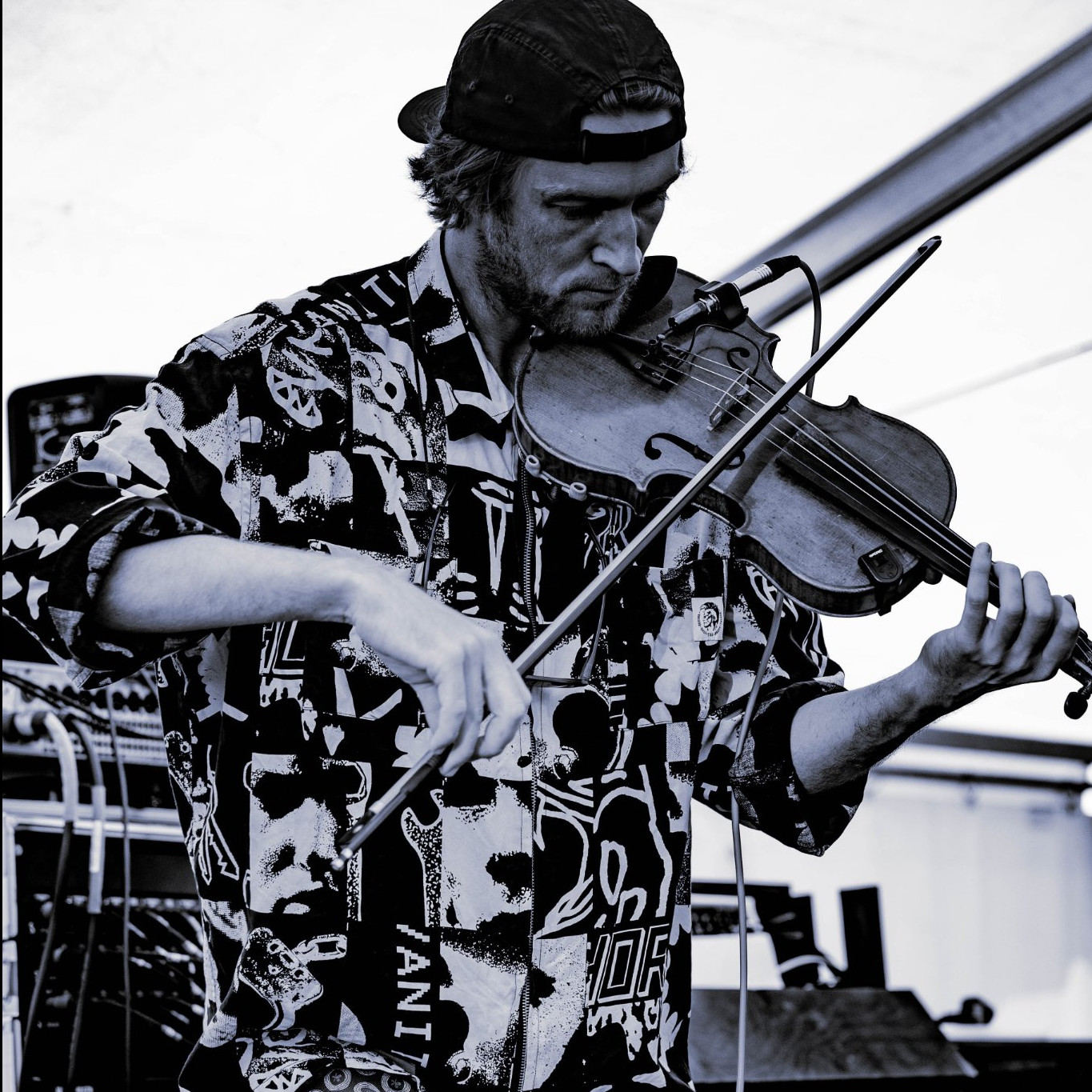 Pete Davies, Fiddle player with The Freedom Fields Ceilidh Band